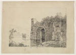 Thomas Cole - Ruinen mit Arch am Fluss