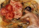 Pierre-Auguste Renoir - Rosen und Studium der Gabrielle
