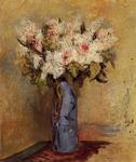 Pierre-Auguste Renoir - Vase von Flieder und Rosen