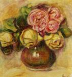 Pierre-Auguste Renoir - Vase of Roses