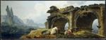 Hubert Robert - Arches in Ruinen