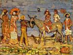 Maurice Brazil Prendergast - Donkey Reiter
