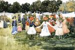 Maurice Brazil Prendergast - Ring um die Rosy