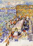 Maurice Brazil Prendergast - Rising Tide, St. Malo