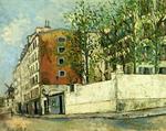 Maurice Utrillo - Rue Orchampt in Montmartre