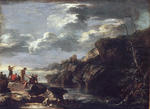 Salvator Rosa - Bandits an einer felsigen Küste