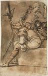 Salvator Rosa - Drei Soldaten Resting