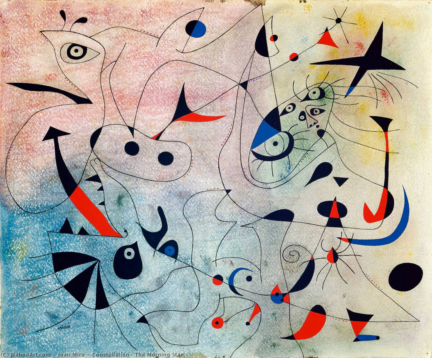 Konstellation der 1940 von Joan Miro (18931983, Spain) Museum