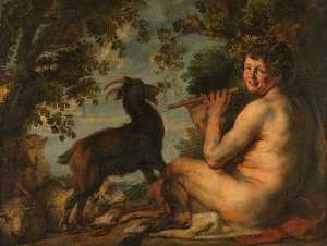 Jacob Jordaens - A Satyr, Jacques Jordaens, c. 1630 - c. 1635